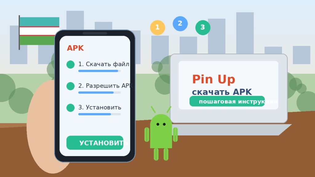 Установка Pin Up APK на Android, пошаговая инструкция по скачиванию и установке приложения для пользователей в Узбекистане